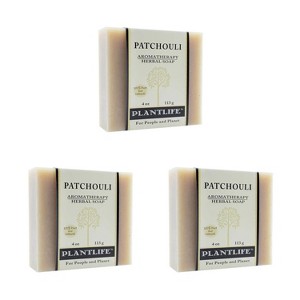 Plantlife Patchouli Bar Soap - Moisturizing and Soothing Soap for Your Skin - Hand Crafted Using Plant-Based Ingredients - Made in California 4oz Bar - 1 of 3
