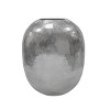NicBex Aluminum/Ceramic Chisel Flower Vase, Muilt Sizes Short Round Metallic Decorative Vase for Tabletop, Living Room - 4 of 4