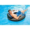 Intex River Run Inflatable Floating Tube Water Raft for Lake River Pool (2 Pack) and 12V Quick-Fill DC Car Electric 23 CFM Inflatable Float Air Pump - 3 of 4