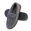 Men's Slippers Moccasin Plush Lined House Shoes Fuzzy Furry - 2 of 4
