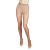 Memoi Women's 2 Pair Pack All Day Comfort Sheer Satin Sheer Pantyhose - 2 of 2