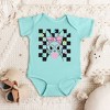 The Juniper Shop Checkered Groovy Bunny Baby Bodysuit - 2 of 2