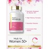 Carlyle Multivitamin for Women 50 & Over | 250 Mini Tablets | Iron Free | with B12, D3, and Calcium - 3 of 4