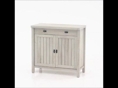 Chalked Chestnut Adjustable Shelving Office Cabinet