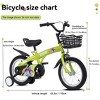 AENKYO 16/18 Inch Spider Man Kids Bike with Training Wheels, Easy to assemble Children's Bicycle with Basket for Boys & Girls - 3 of 4