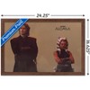 Trends International Star Wars: Ahsoka - Ahsoka and Anakin Throwback Framed Wall Poster Prints - 3 of 4