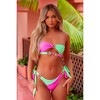 'Watermelon Fizz' Asymmetrical Tie Side Bottoms Watermelon Fizz Medium - 3 of 4