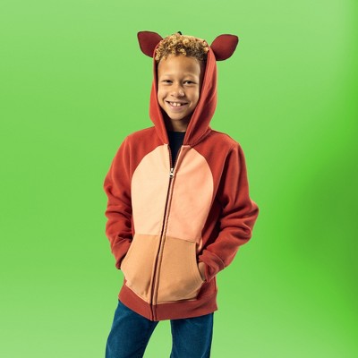 Five Nights At Freddy’s Foxy Long Sleeve Boy’s Cosplay Zip-Up Hoodie
