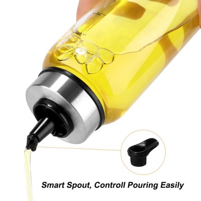 Unique Bargains Kitchen Cooking Stainless Steel Spout Accurate Pour Drip-Free Dispenser Bottle with ML Marks 300ML — фото 3