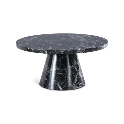 Meridian Furniture,Omni Black Faux Marble Coffee Table