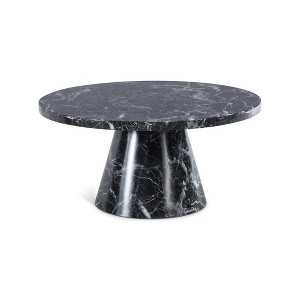 Meridian Furniture,Omni Black Faux Marble Coffee Table - 1 of 4