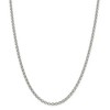 Black Bow Jewelry 4mm, Sterling Silver Solid Rolo Chain Necklace - 3 of 4