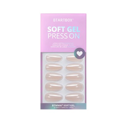BTArtbox Press-On Nails - Glazed Donut - M Almond - 30ct