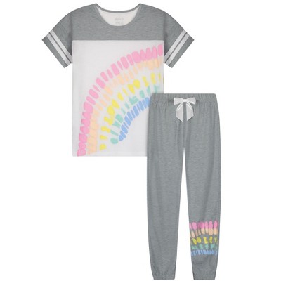 Sleep On It, Pajamas, Sleep On It Pajama Pants S 78 Multicolor Tropical  Pink Girls Elastic Waist