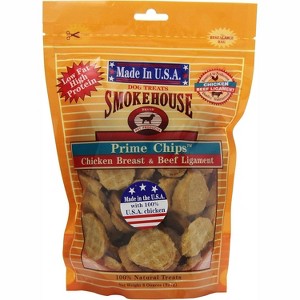 Smokehouse Treats Prime Chicken & Beef Chips-8oz - 1 of 3