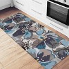 World Rug Gallery Modern Large Floral Anti Fatigue Standing Mat - 2 of 4