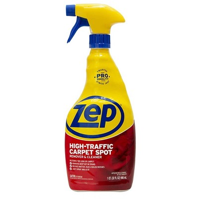 Zep High Traffic Carpet Spot Remover & Cleaner – Enzymatic Stain Remover – 32 Oz.