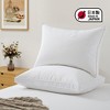Puredown 2 Pack 300TC Cotton Goose Feather Down Pillows, Pillow-in-a-pillow Design, Made in Japan - 2 of 4