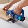 VEVOR Fabric Cutter, 5-Speed Cordless Electric Rotary,1.1" Cutting Thickness, Octagonal Knife, with Replacement Blade and Battery Charger,Blue&Silver - 2 of 4