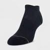 All Pro Women's Extended Size Aqua FX Heel Toe Cushioned 6+2 Bonus Pack No Show Athletic Socks - Black 8-12 - 3 of 3