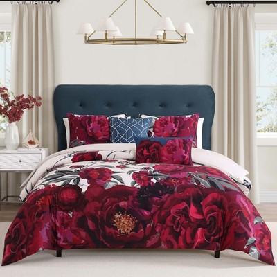 Bebejan Zinnia 100% Cotton 5 Piece Reversible Comforter Set