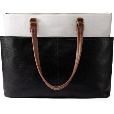 Laptop Tote Bag for Women, 15.6 inch Laptop Work Bags Large Computer Bag for Office