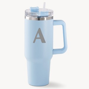 Personalization Mall Engraved Initial 40 oz Stainless Steel Tumbler - 1 of 1