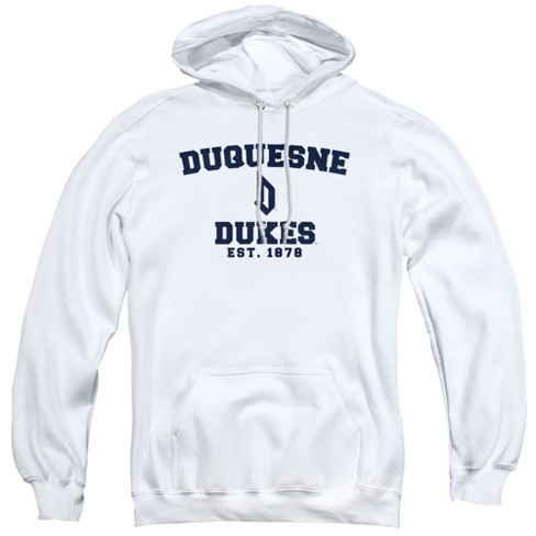 Campus Lab Duquesne University Official Circle Logo Adult Pull over Hoodie white Small Target