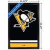 Trends International NHL Pittsburgh Penguins - Logo 21 Framed Wall Poster Prints - 3 of 4