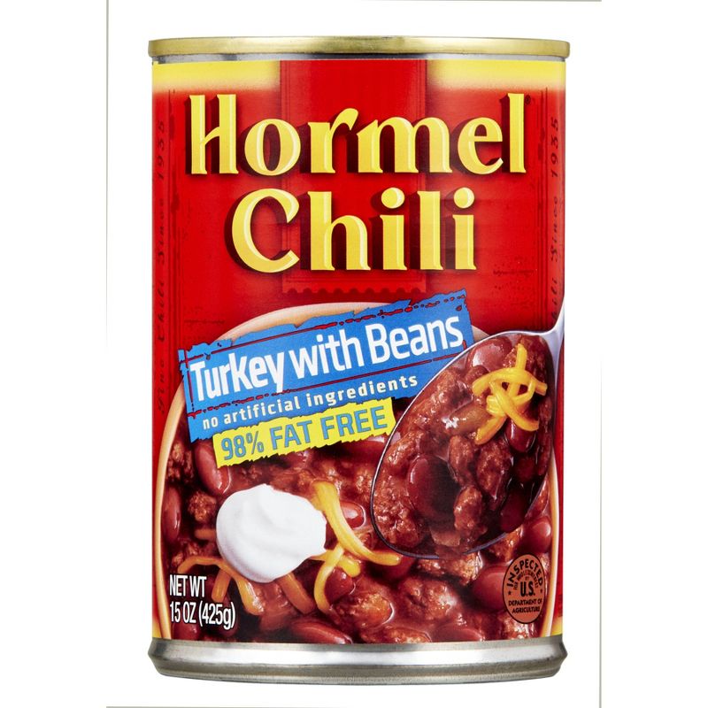 Hormel 99% Fat Free Turkey with Beans Chili - 15oz, 1 of 11