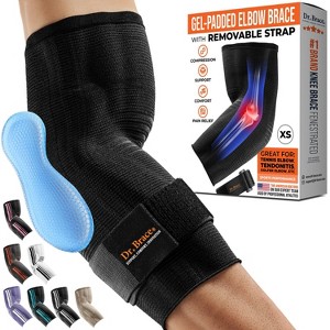 DR. BRACE®  Elbow Brace Support, Breathable Elbow Compression Sleeve with Gel Pad for Golfer's, Tennis Elbow & Pain Relief - 1 of 4