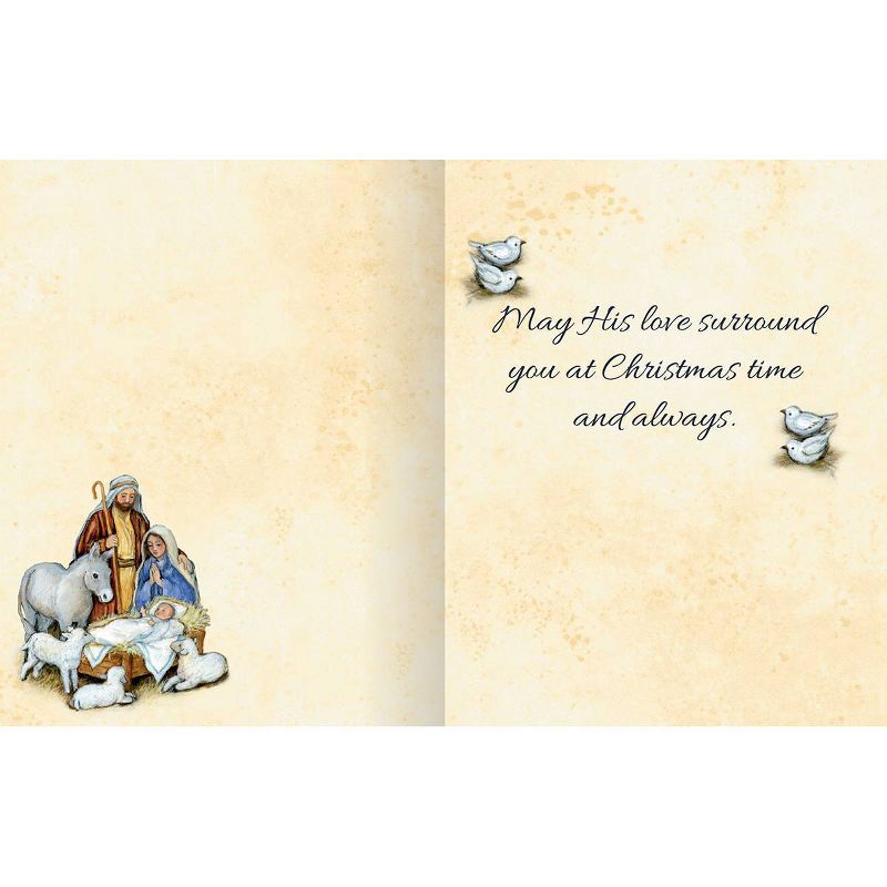LANG 18ct Nativity Scene Boxed Holiday Greeting Card Pack, 2 of 4