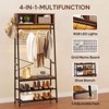 Bestier Entryway Coat Rack with LED Lights - 4 of 4