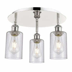 Clymer - 3 Light Flush Mount In Art Deco Style-9.38 Inches Tall and 15.63 Inches Wide - 1 of 1