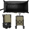 RISOKEYS Collapsible Wagon 220lbs Capacity,300L with Big All-Terrain Beach Wheels & Automatic Rebound Handle for Camping,Gardening,Shopping - 4 of 4