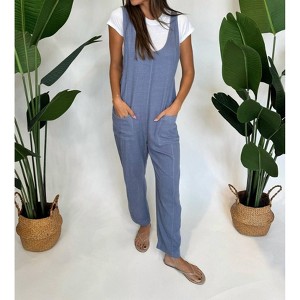 Women's Overall With Pockets - bobi - 1 of 3