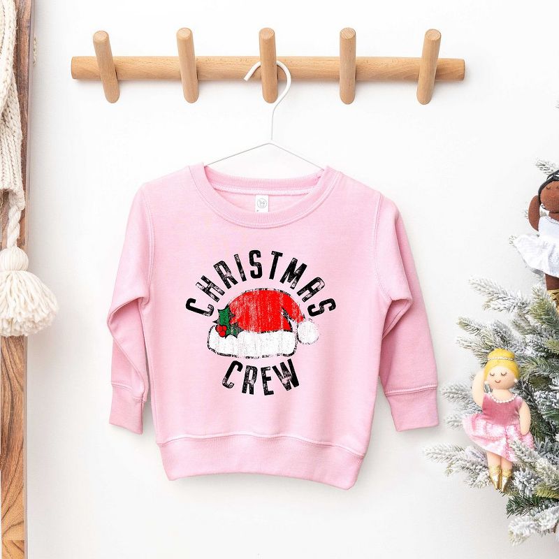 The Juniper Shop Christmas Crew Hat Toddler Graphic Sweatshirt, 2 of 3