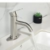 ChicFurnit Bathroom Sink Faucet Waterfall Spout Single Handle Design for Easy Operation and Installation, Silver, 11"*7.6"*2.4" - 2 of 4