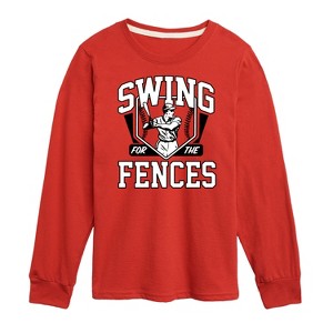 Boys' - Instant Message - Swing For The Fences Long Sleeve Graphic T-Shirt - 1 of 4