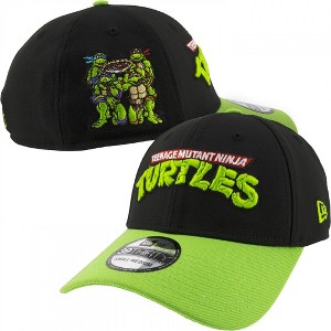 Adult Teenage Mutant Ninja Turtles Pizza Time New Era 39Thirty Fitted Hat - 1 of 4