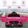 Infans 12V Maserati GranCabrio Licensed Car, Electric Kids Ride On Car w/ 2.4G Remote Control, LED Lights, Horn, Music, 2 Lockable Doors - 4 of 4