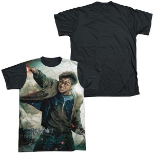 Men's Harry Potter Harry Vs Voldemort Short Sleeve Costume T-Shirt - 1 of 4