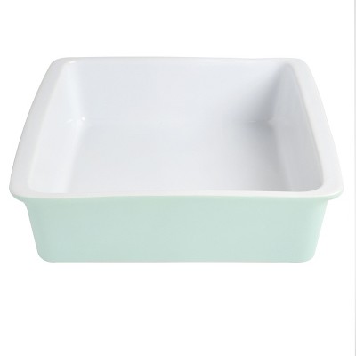Gibson 8.25 Inch x 8 Inch Stoneware Baker in Mint