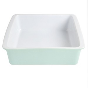 Gibson 8.25 Inch x 8 Inch Stoneware Baker in Mint - 1 of 3