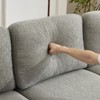 Karl Home |110 in. W Pillow Top Arm Chellie 4-Seat U-shaped Sofa in Green - 2 of 4