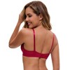 INSPIRE CHIC Women's Convertible Bra Half Cup French Underwire Maximizer Push Up Bow Decoration Lingerie - 2 of 4