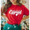 Simply Sage Market Women's Here For The Eggnog Short Sleeve Graphic Tee - 2 of 4