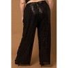 Women's Plus Size Sequin Pants - GILLI - 2 of 2
