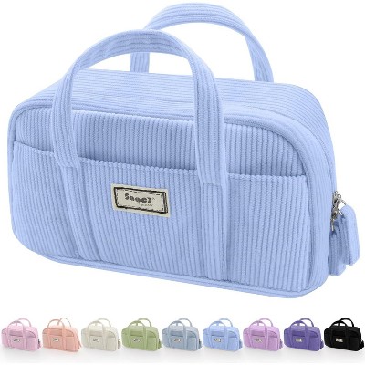 Paaaawaters Large Pencil Case Pouch, Extra Big Pencil Bag with 5 Compartments, Pen Bag Wide Opening