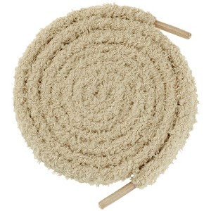INSPIRE CHIC Flat Fuzzy Thick Shoelaces for Hiking, Sporting, Running 0.59'' Wide 2 Pairs - 1 of 4